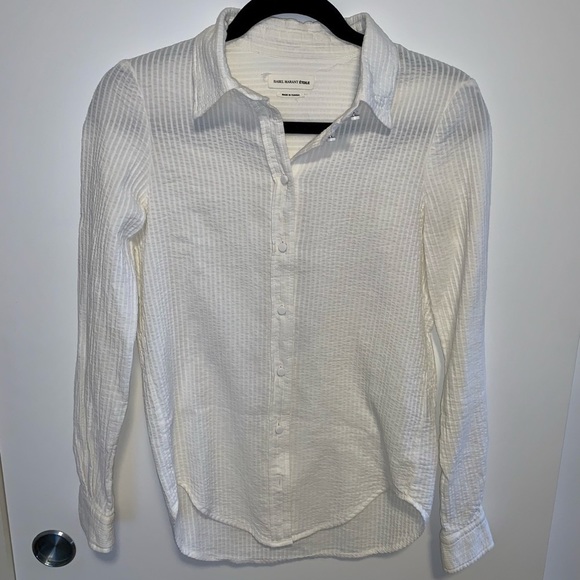 Isabel Marant Tops - Isabel Marant White Button Down Shirt